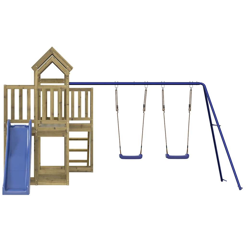 Set De Joacă Pentru Exterior, Lemn De Pin Impregnat