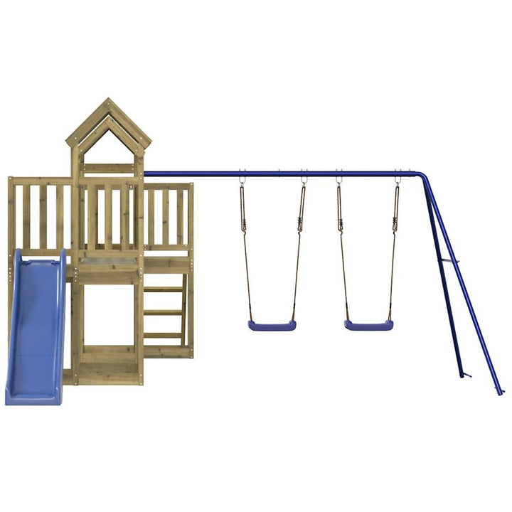 Set De Joacă Pentru Exterior, Lemn De Pin Impregnat