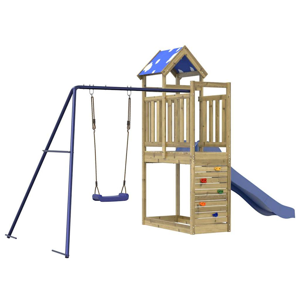 Set De Joacă Pentru Exterior, Lemn De Pin Impregnat