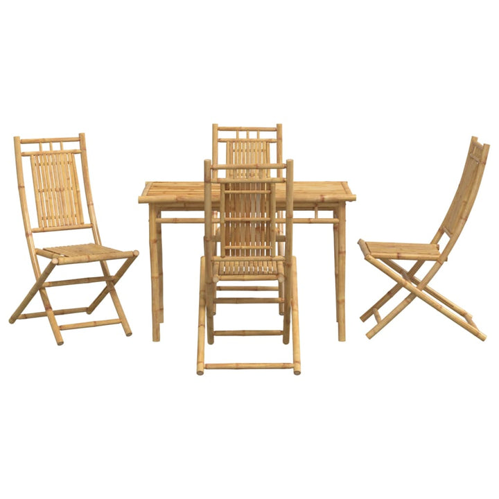 Set Mobilier De Grădină, 5 Piese, Bambus