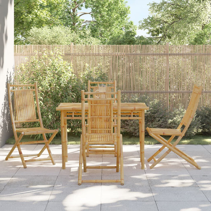 Set Mobilier De Grădină, 5 Piese, Bambus