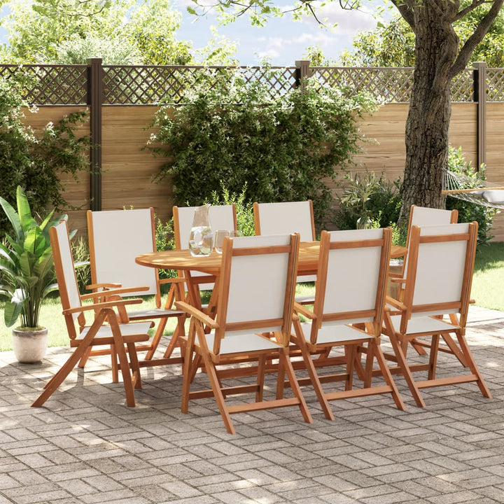 Set Mobilier De Exterior, 7 Piese, Lemn Masiv De Acacia