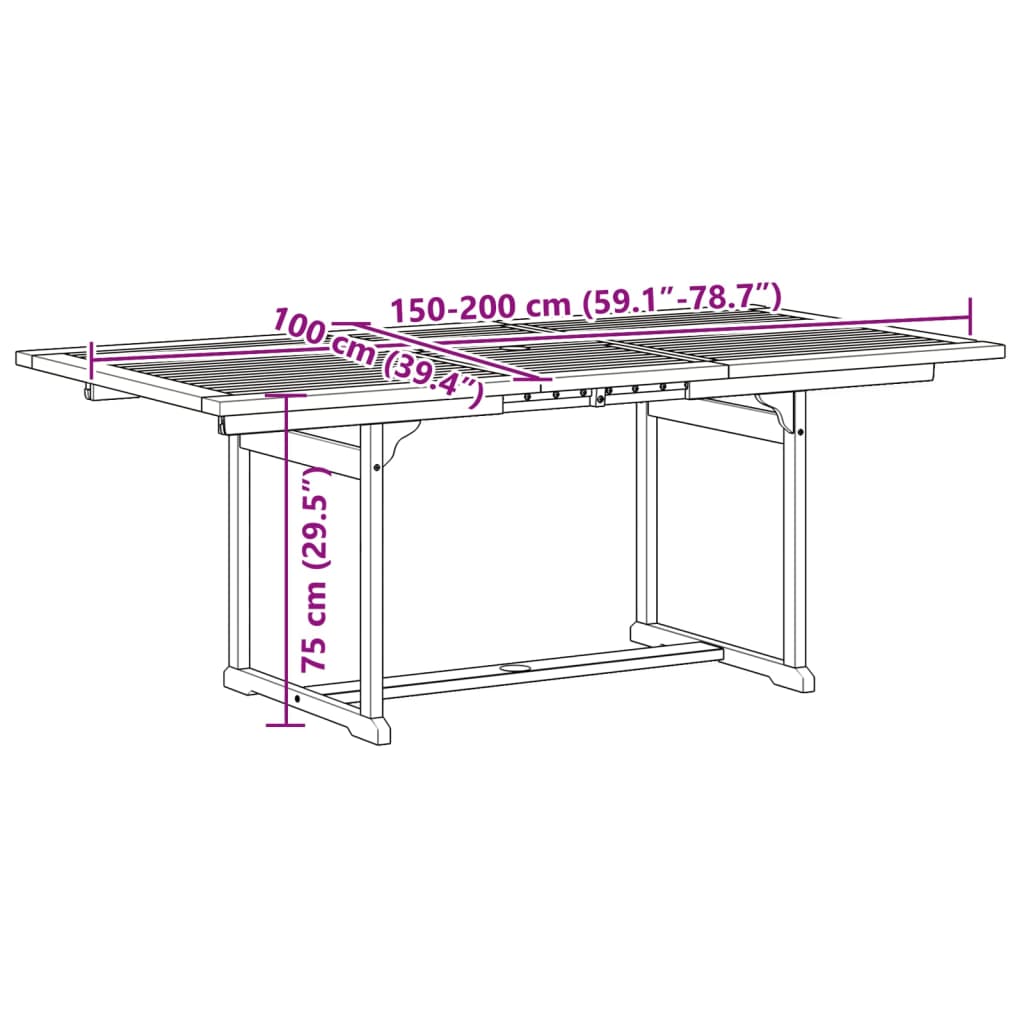 Set Mobilier De Grădină, 7 Piese, Lemn Masiv Acacia/Textilenă