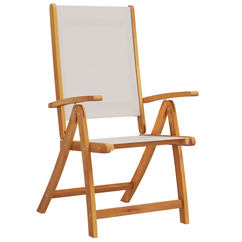 Set Mobilier De Grădină, 7 Piese, Lemn Masiv Acacia/Textilenă