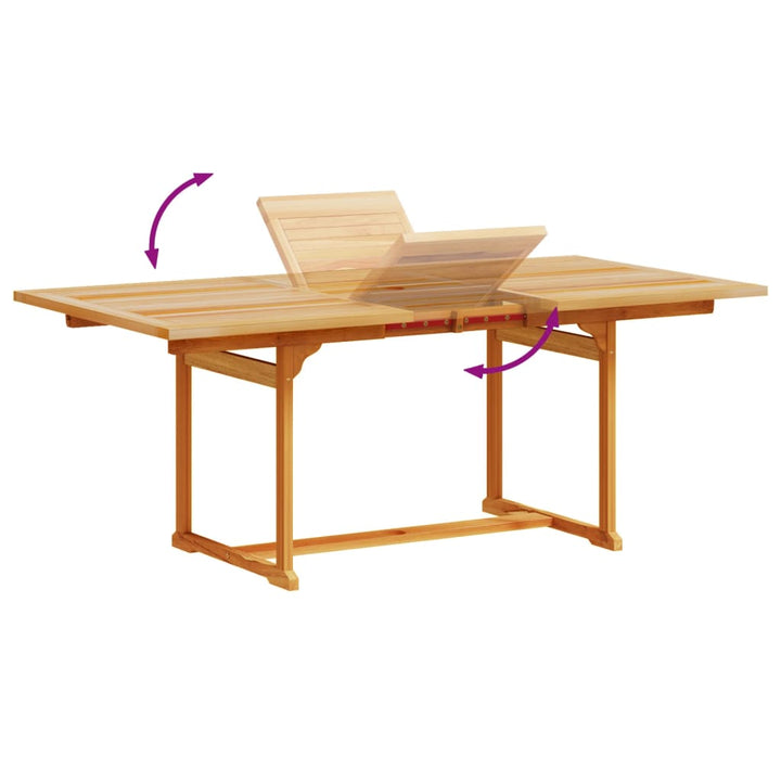 Set Mobilier De Grădină, 7 Piese, Lemn Masiv Acacia/Textilenă