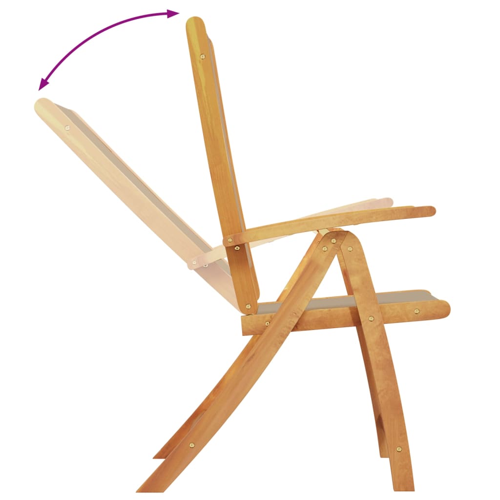 Set Mobilier De Grădină, 7 Piese, Lemn Masiv Acacia/Textilenă