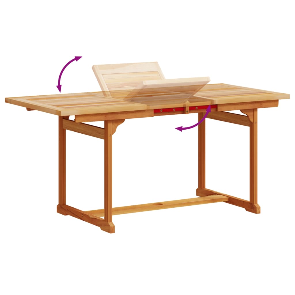 Set Mobilier De Grădină, 5 Piese, Lemn Masiv Acacia/Textilenă