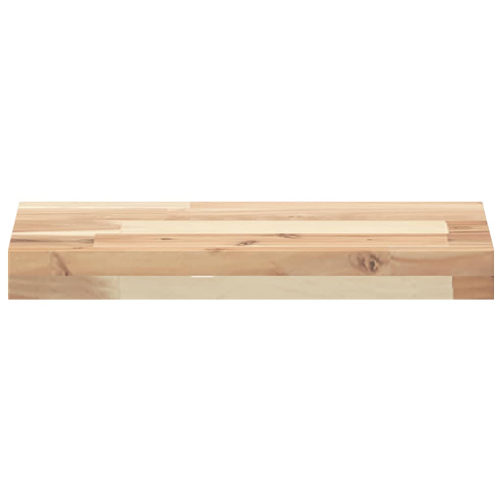 Raft Suspendat, , Lemn Masiv De Acacia Netratat Natural