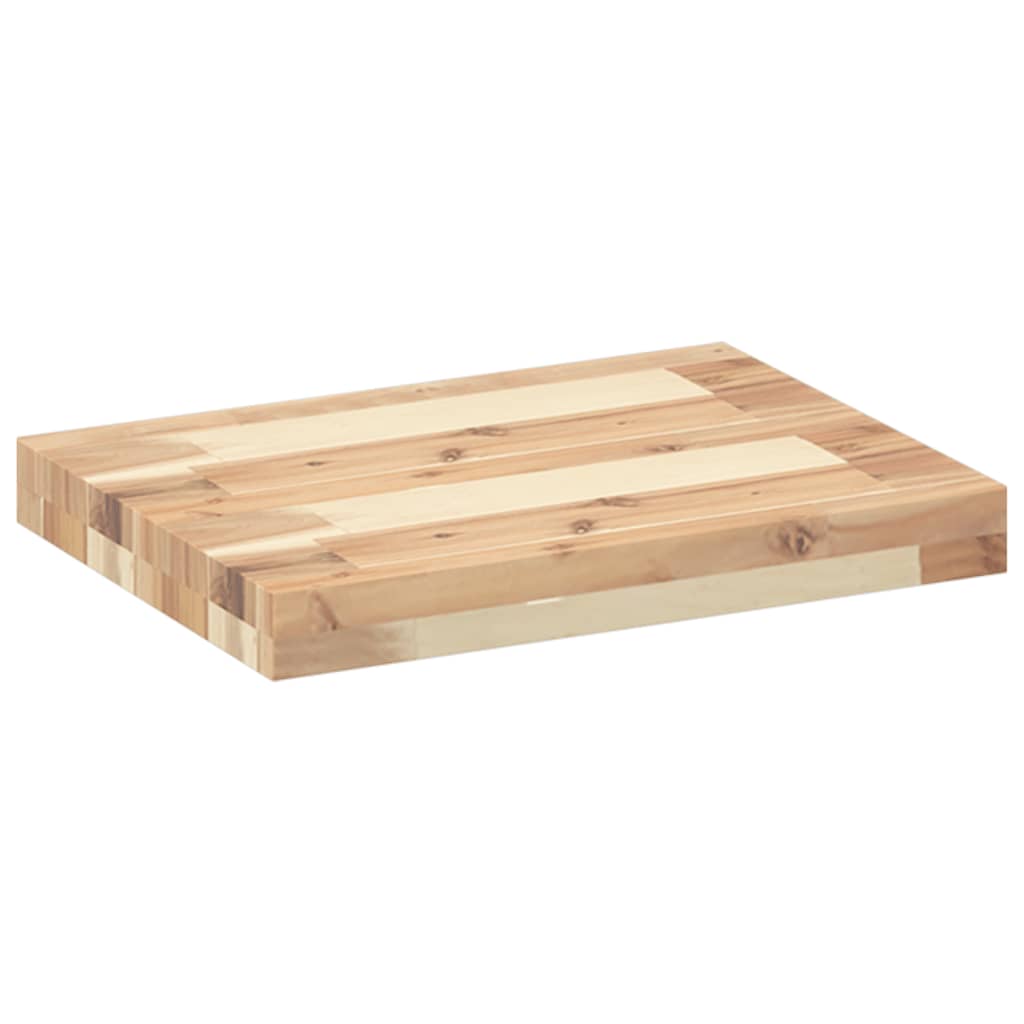 Raft Suspendat, , Lemn Masiv De Acacia Netratat Natural