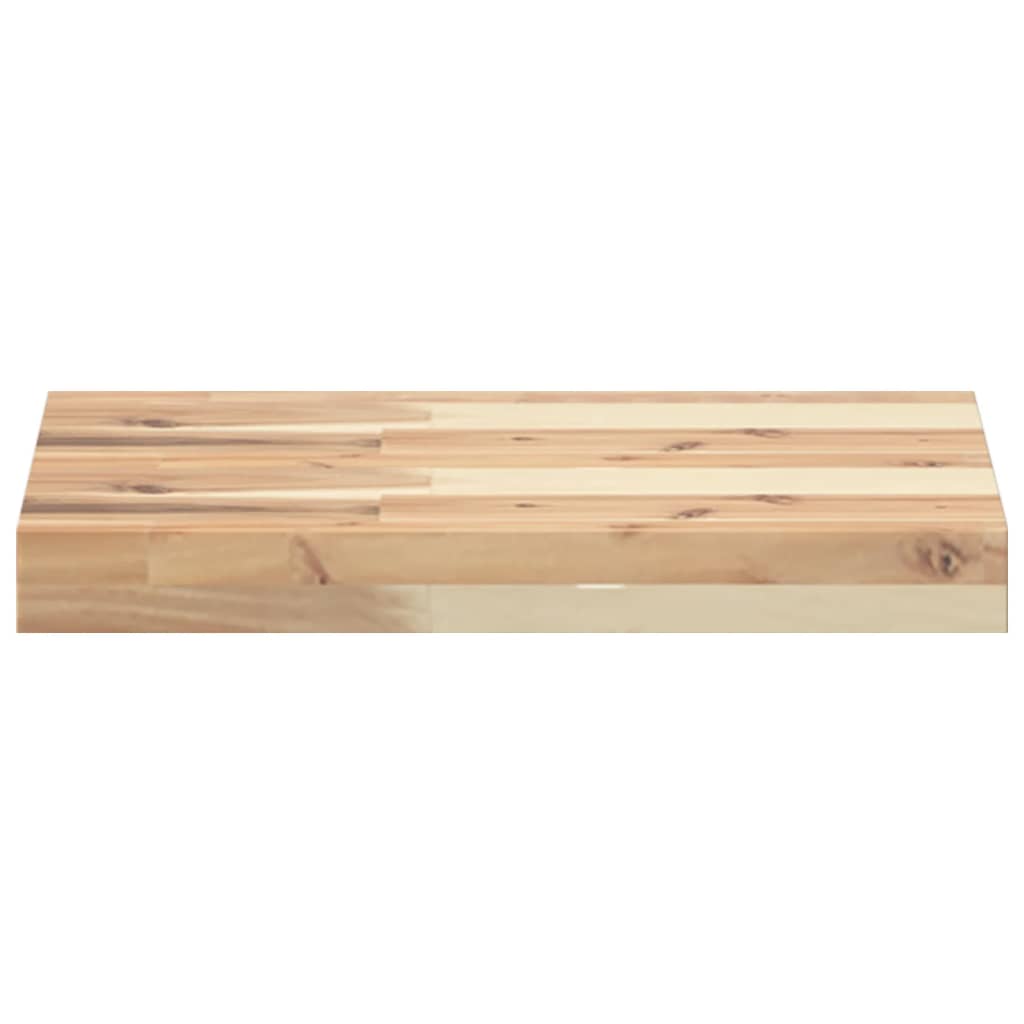 Raft Suspendat, , Lemn Masiv De Acacia Netratat Natural