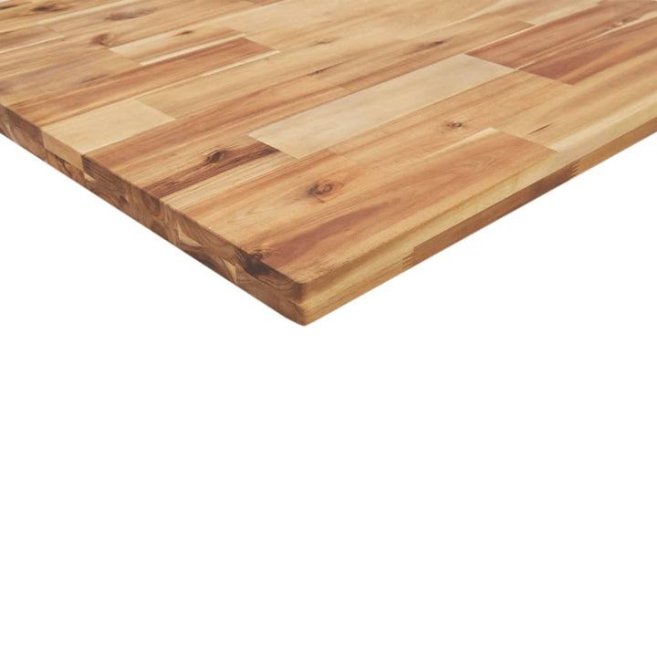 Rafturi Suspendate 2 Buc. 100X20X4Cm Lemn Masiv Acacia Netratat Maro Închis