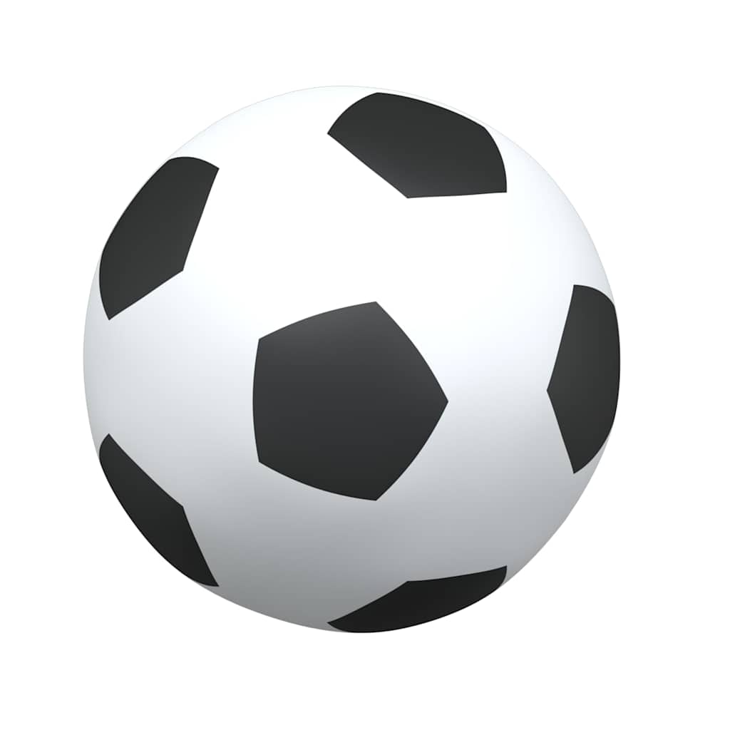 Porți De Fotbal De Copii 2 Buc., Cu Minge Alb 64X35X48 Cm Metal