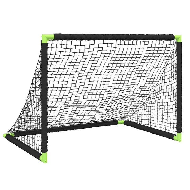 Poartă De Fotbal Pentru Copii, Pliabilă, Negru, 90X64X64 Cm