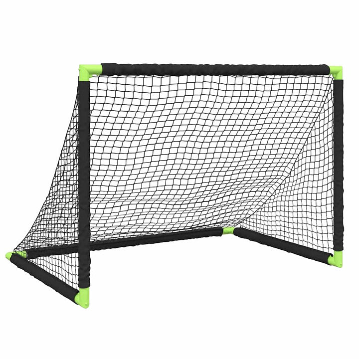 Poartă De Fotbal Pentru Copii, Pliabilă, Negru, 90X64X64 Cm