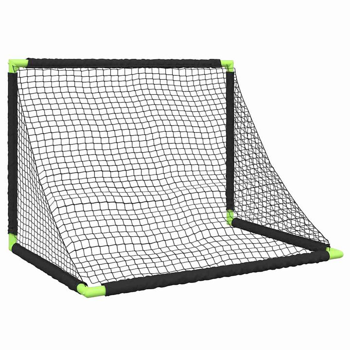 Poartă De Fotbal Pentru Copii, Pliabilă, Negru, 90X64X64 Cm