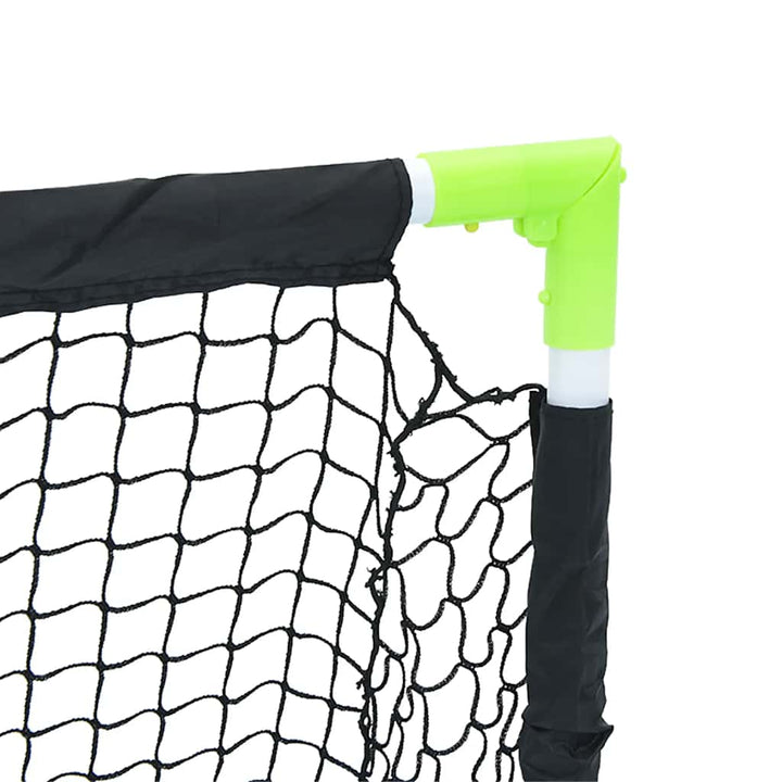 Poartă De Fotbal Pentru Copii, Pliabilă, Negru, 90X64X64 Cm