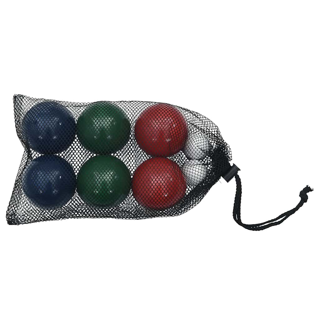 Set Mingi De Bocce 8 Piese Geantă De Transport Lemn Masiv Pin