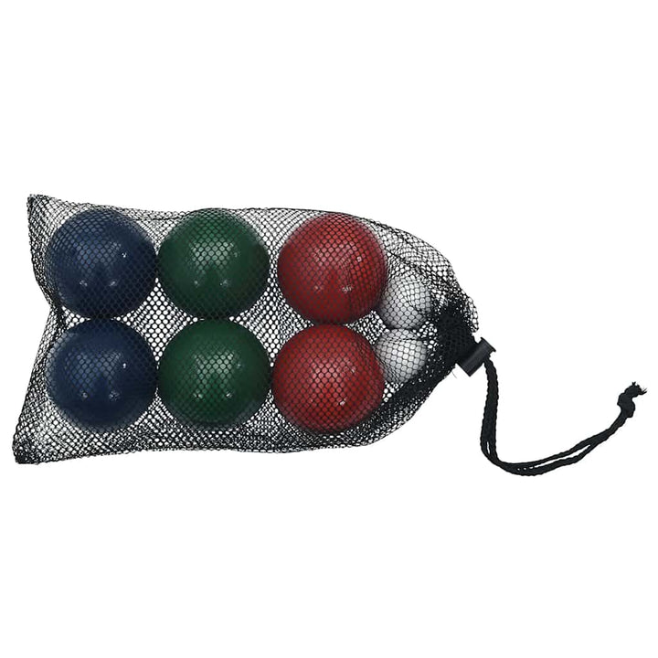 Set Mingi De Bocce 8 Piese Geantă De Transport Lemn Masiv Pin