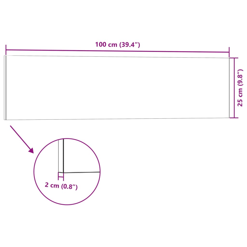 Panouri De Perete 3D, 14 Buc., , 100X25 Cm, Eps