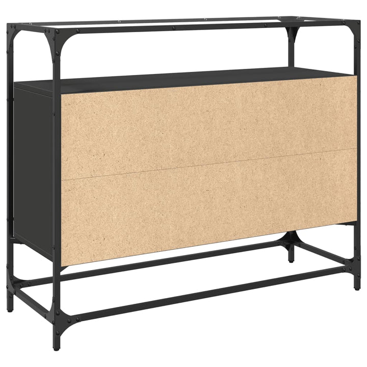 Dulap, Blat Din Sticlă 98X35X81 Cm Lemn Prelucrat