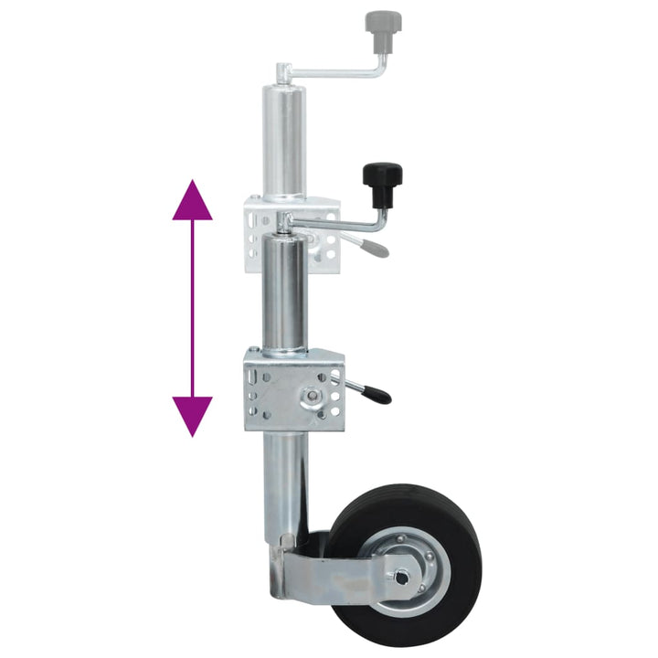 Roată Manevră De Remorcă, Clemă Despicată 60 Mm Oțel Galvanizat