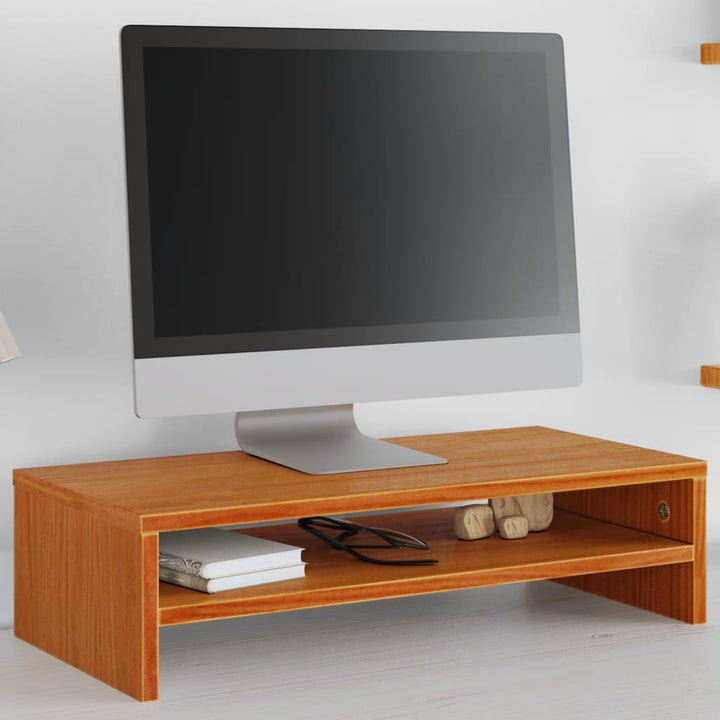 Stand Pentru Monitor, 50X24X13 Cm, Lemn Masiv De Pin