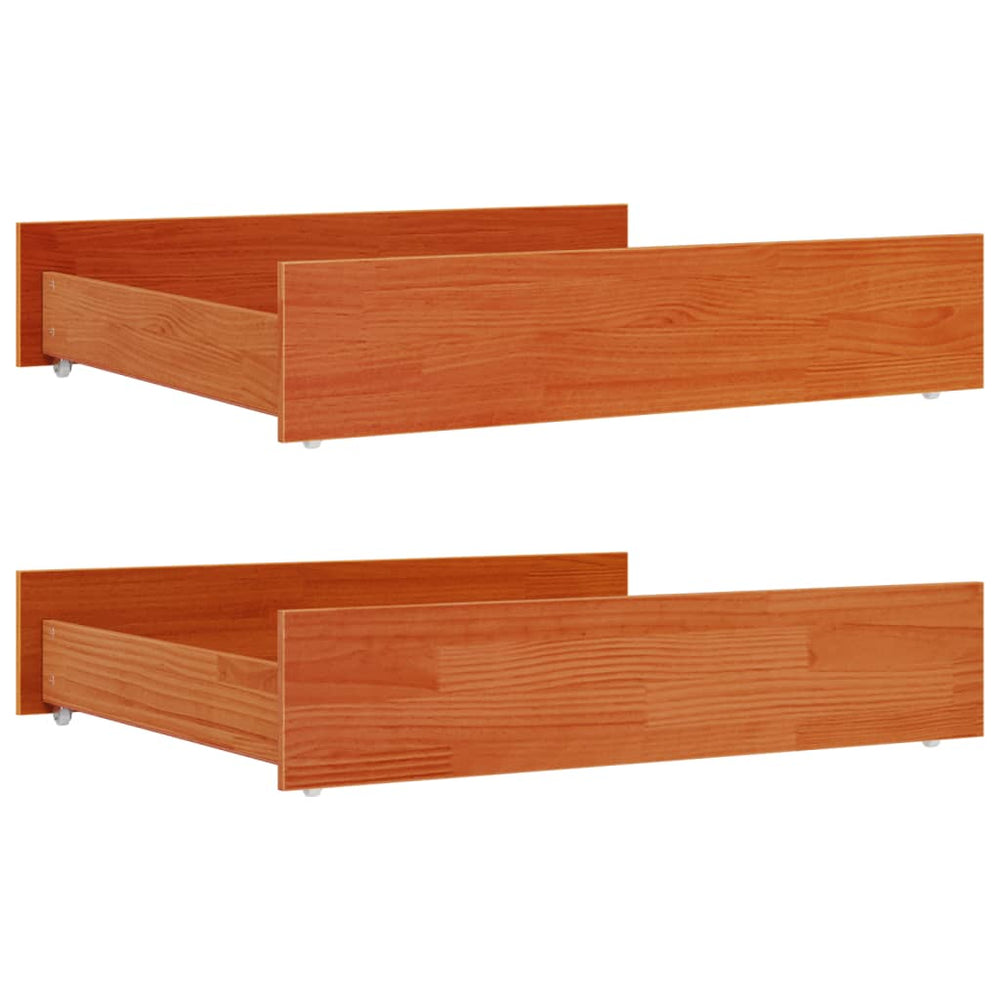 Sertare Pentru Pat De Zi, 2 Buc., , Lemn Masiv Pin