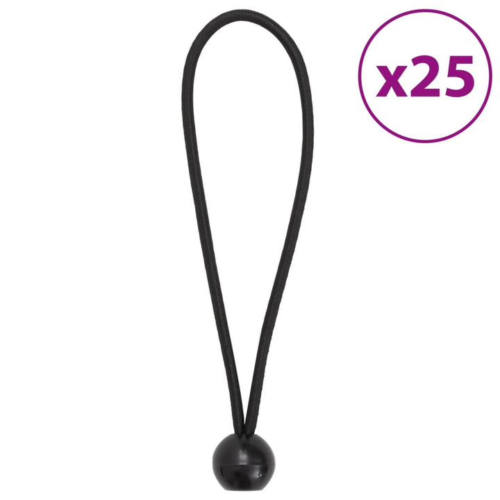 Corzi Elastice Cu Bile, 25 Buc., 21 X 0,5 Cm
