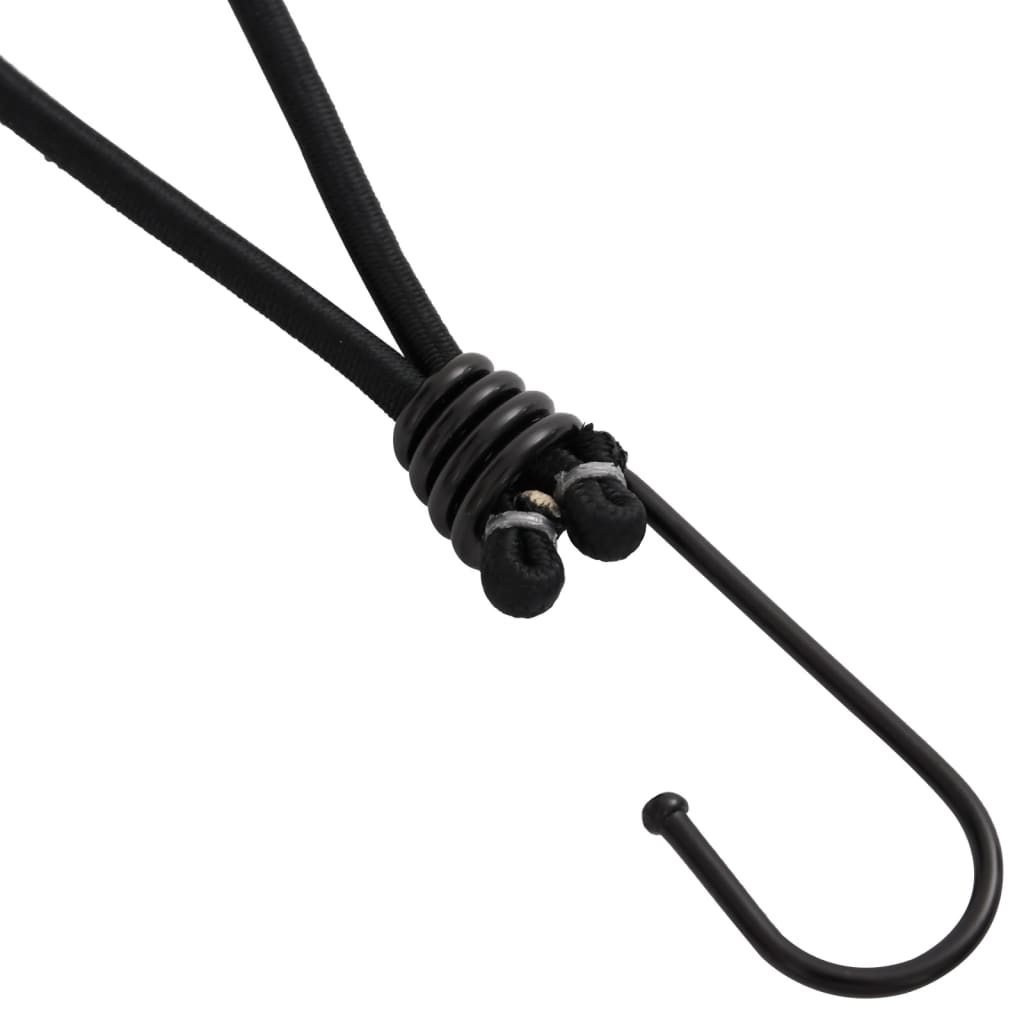 Funie Elastică Cu Cârlige, 50 Buc., 17 Cm