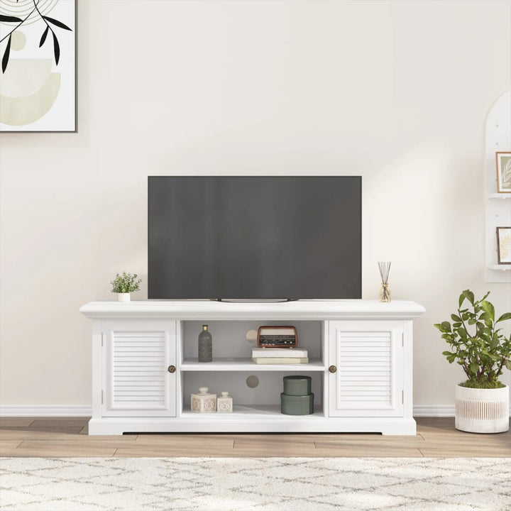 Dulap Tv, Alb, 110X30X41 Cm, Lemn Prelucrat