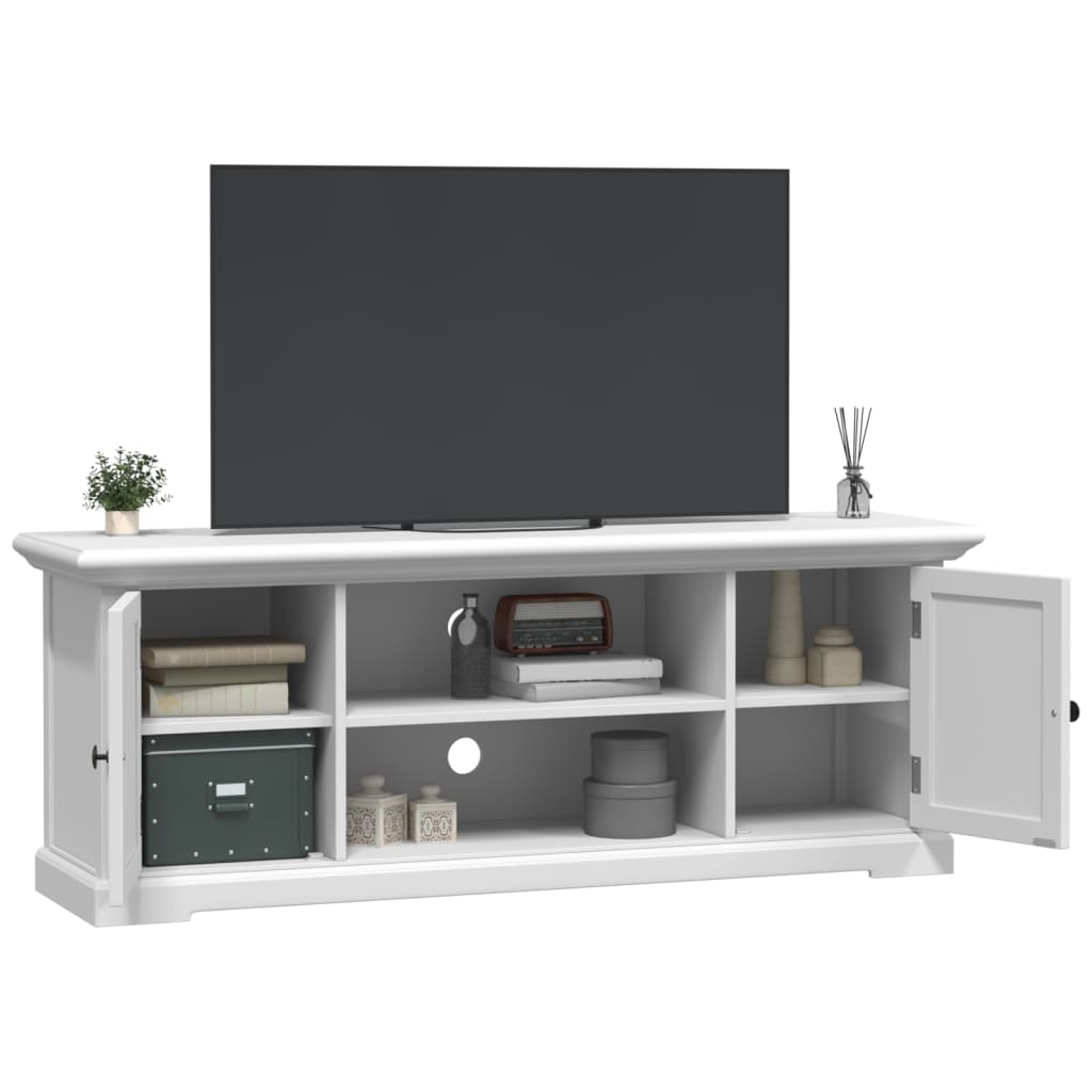 Dulap Tv, Alb, 110X30X41 Cm, Lemn Prelucrat
