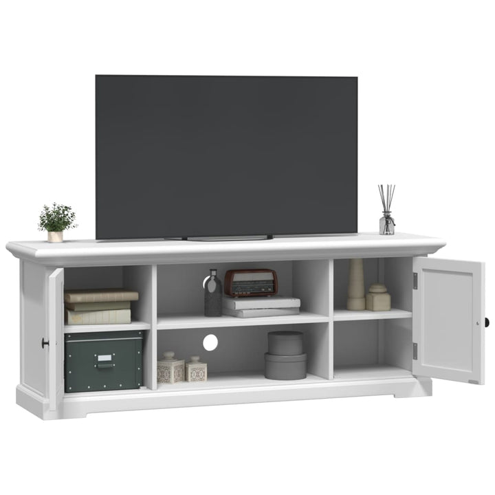 Dulap Tv, Alb, 110X30X41 Cm, Lemn Prelucrat