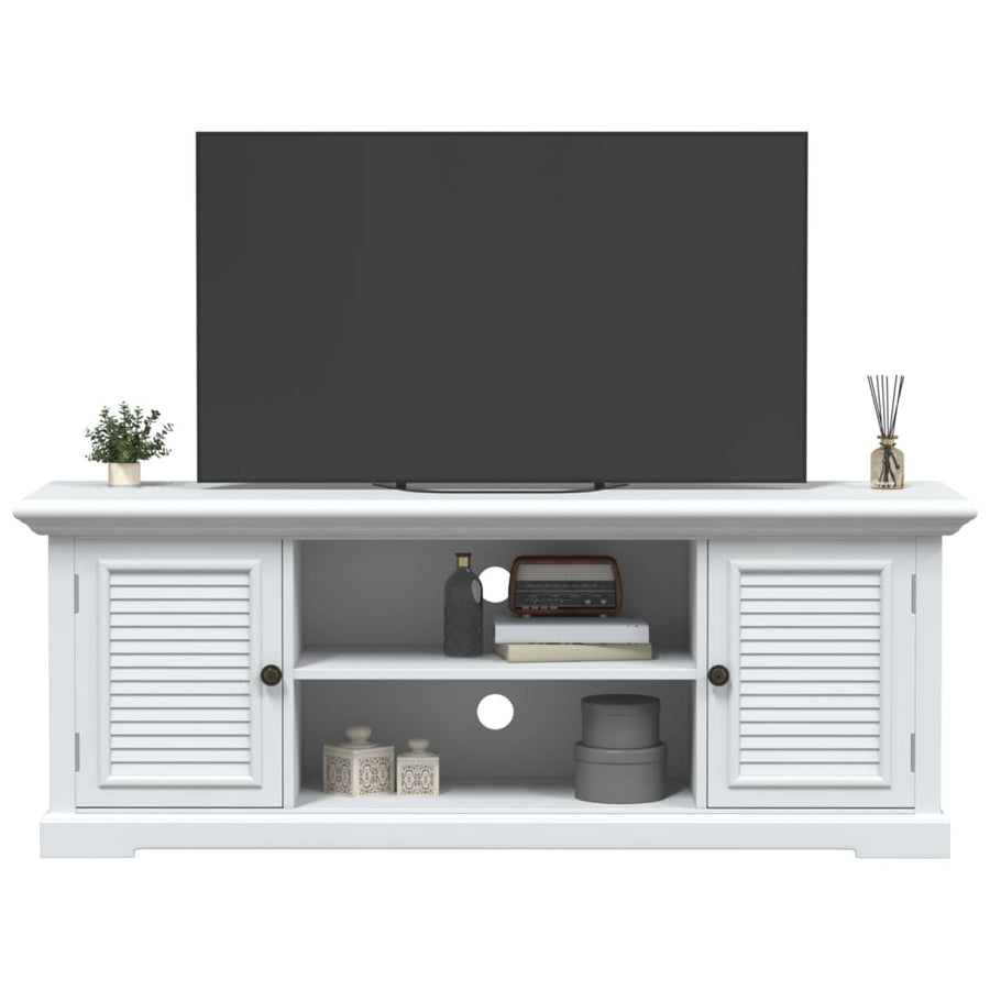 Dulap Tv, Alb, 110X30X41 Cm, Lemn Prelucrat