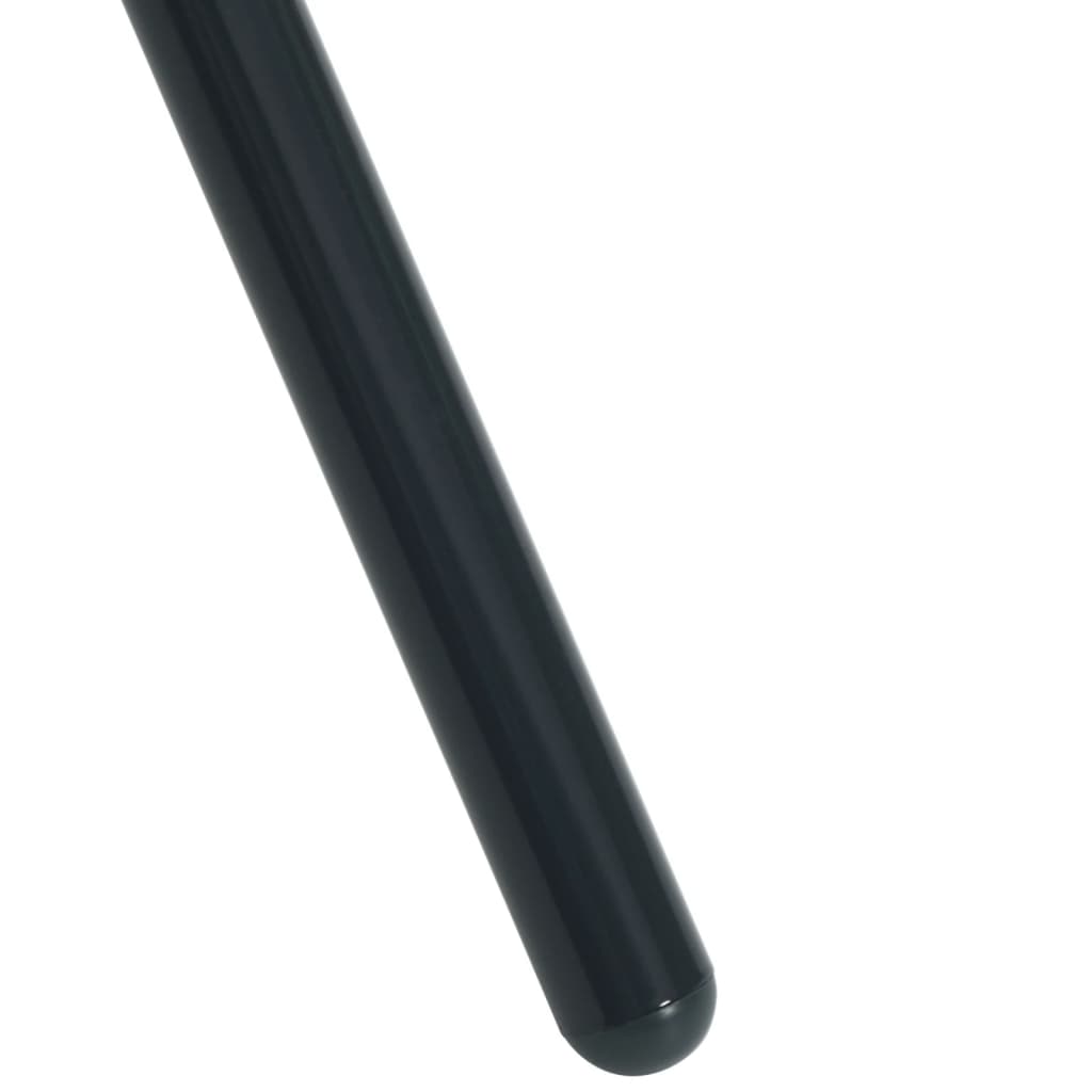 Masă Terasă Rotundă, Antracit Ø110X72,5 Cm Oțel Vopsit Electro.