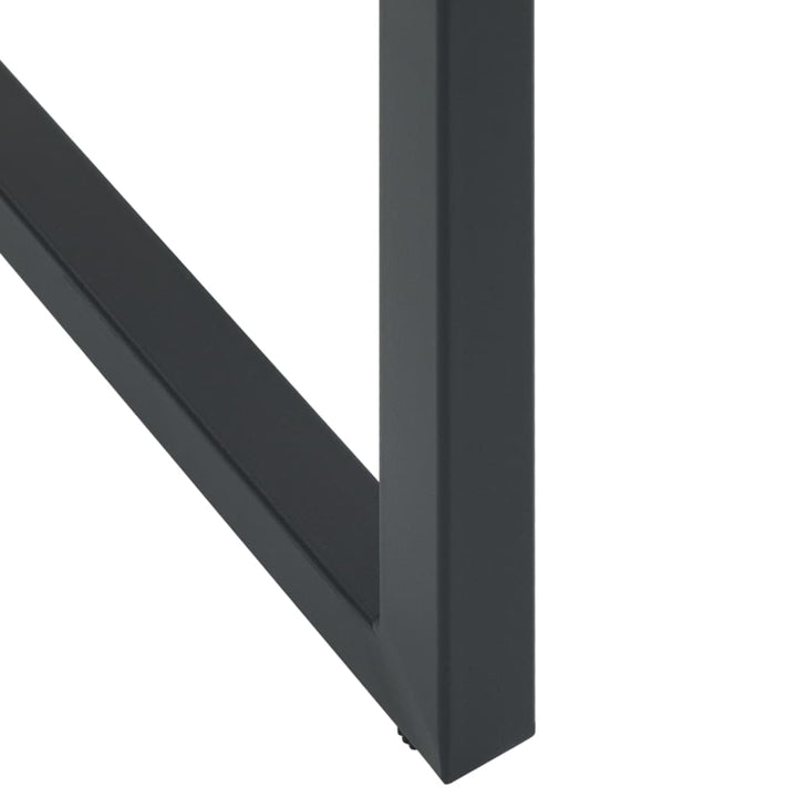 Scaune Bar, 2 Buc. Negru 38X38X80 Cm Oțel Vopsit Electrostatic