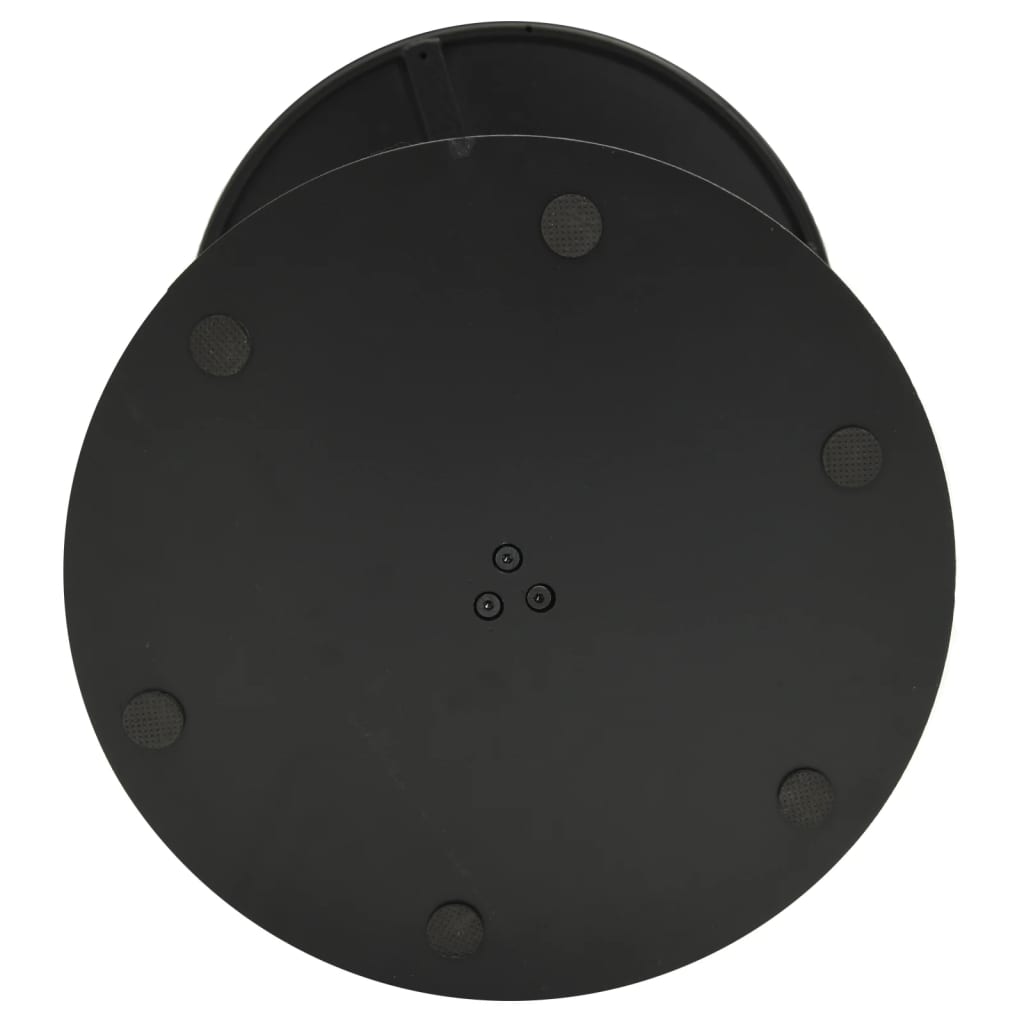 Masă De Grădină Rotundă, Negru, Ø50X72 Cm, Oțel