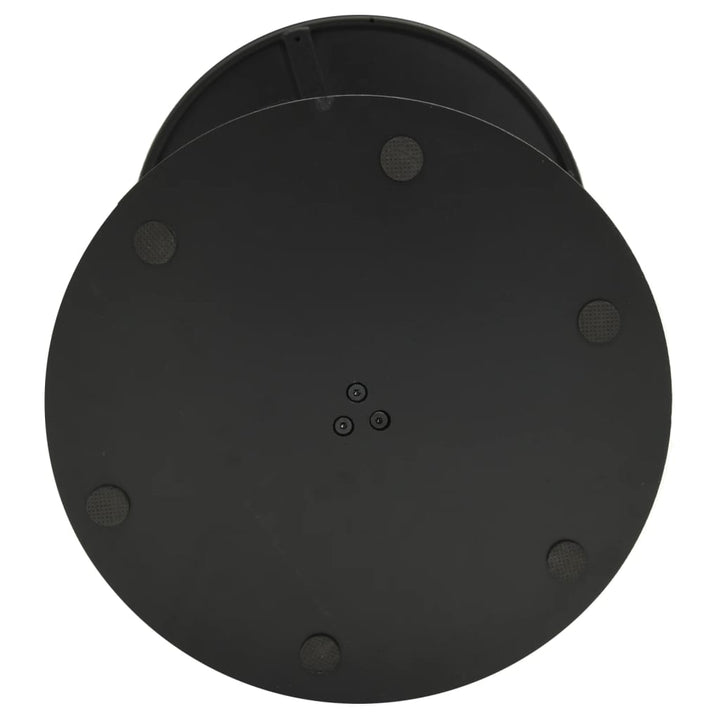 Masă De Grădină Rotundă, Negru, Ø50X72 Cm, Oțel
