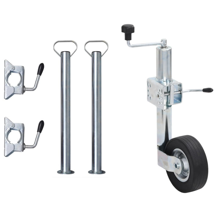Roată Manevră De Remorcă, Clemă Despicată 60 Mm Oțel Galvanizat