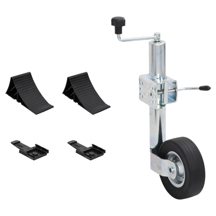 Roată Manevră De Remorcă, Clemă Despicată 60 Mm Oțel Galvanizat
