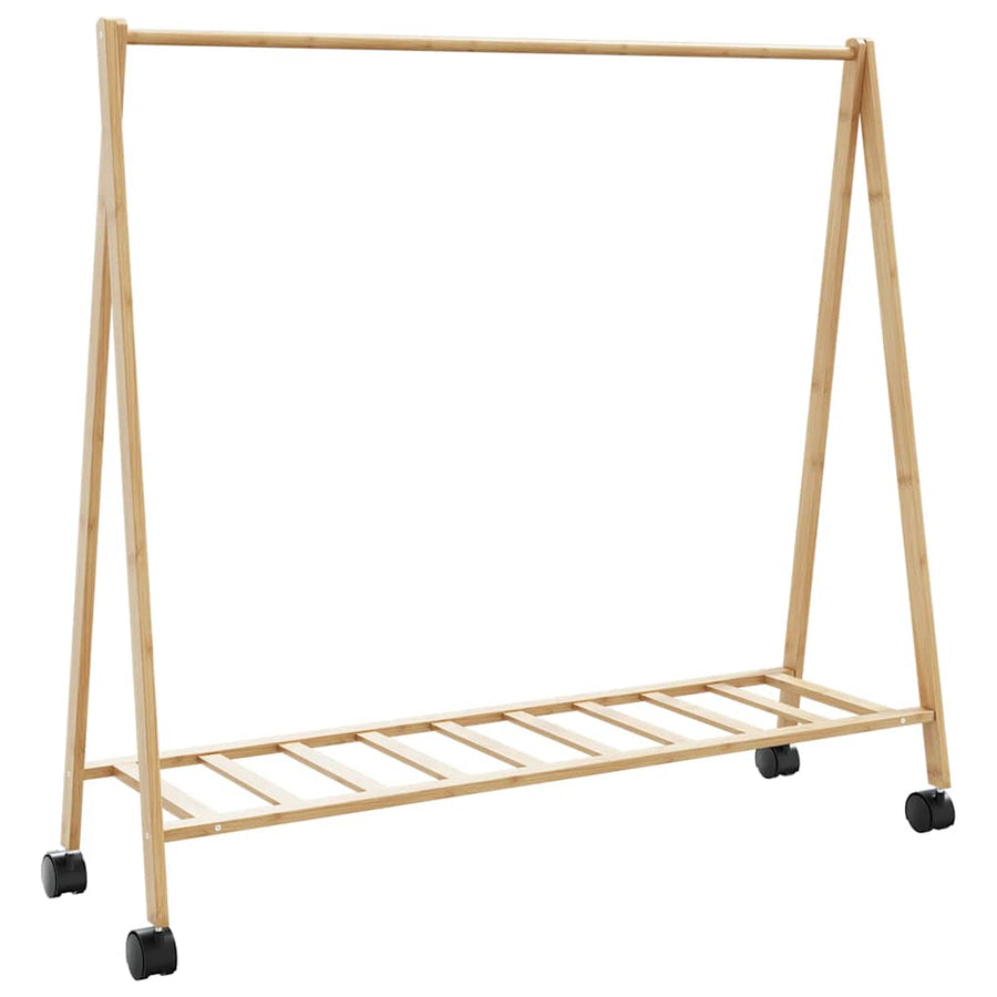 Suport Pentru Haine Cu Rafturi Și Roți 106X34X106,5 Cm
