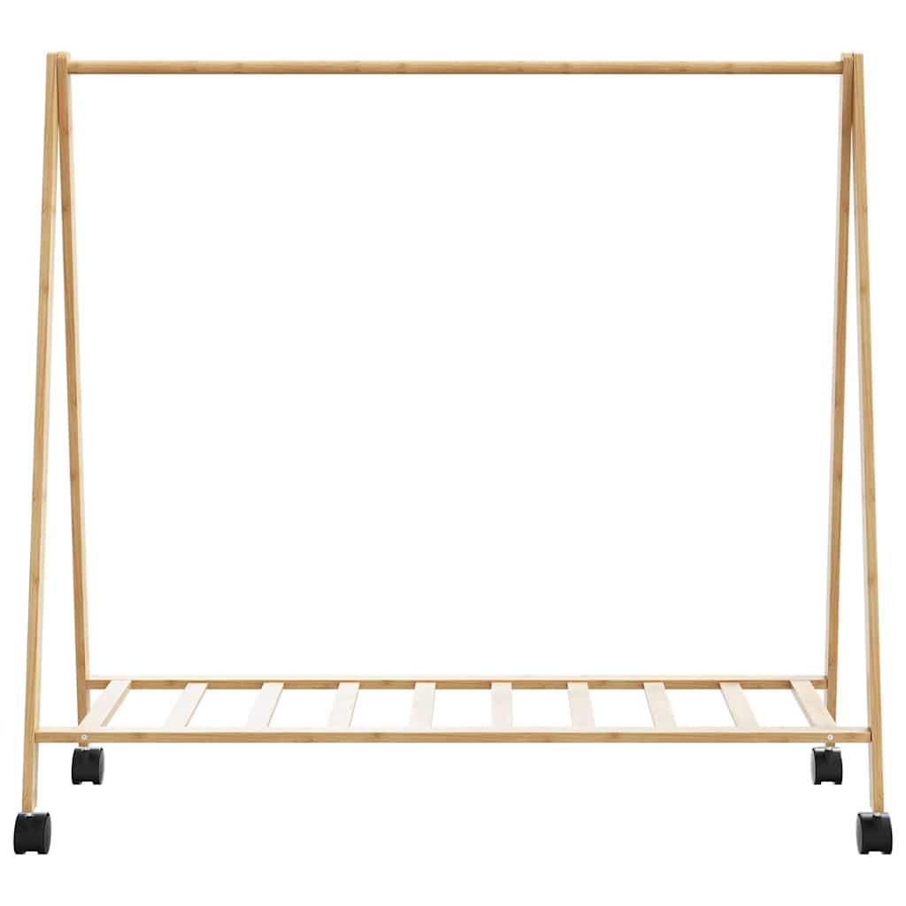 Suport Pentru Haine Cu Rafturi Și Roți 106X34X106,5 Cm