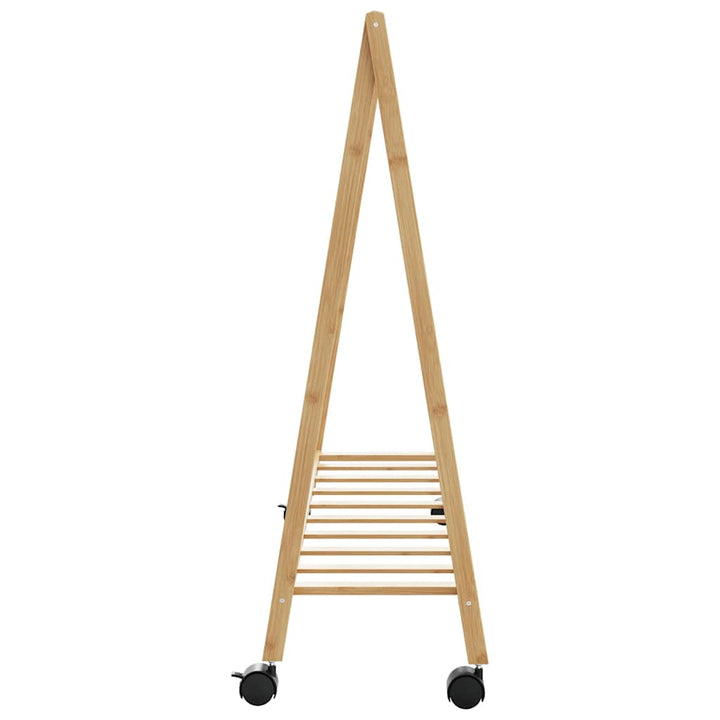 Suport Pentru Haine Cu Rafturi Și Roți 106X34X106,5 Cm