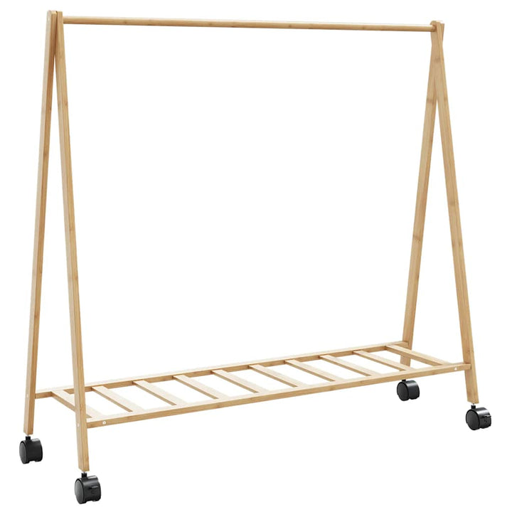 Suport Pentru Haine Cu Rafturi Și Roți 106X34X106,5 Cm
