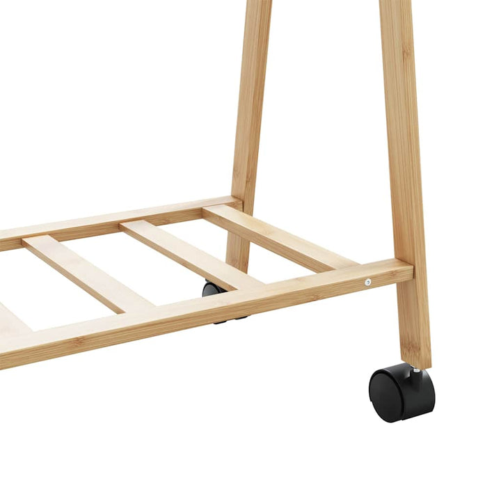 Suport Pentru Haine Cu Rafturi Și Roți 106X34X106,5 Cm