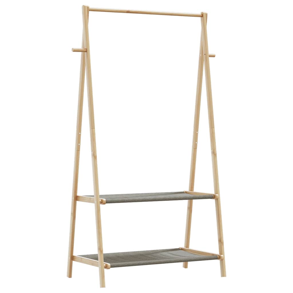 Cuier Pentru Haine Cu Rafturi, 96X45,5X150,5 Cm,