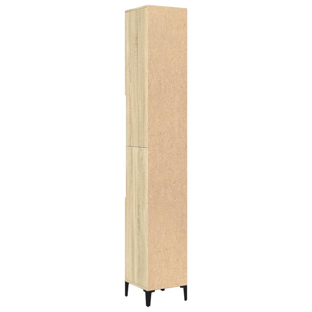 Dulap De Baie, , 30X30X190 Cm, Lemn Prelucrat