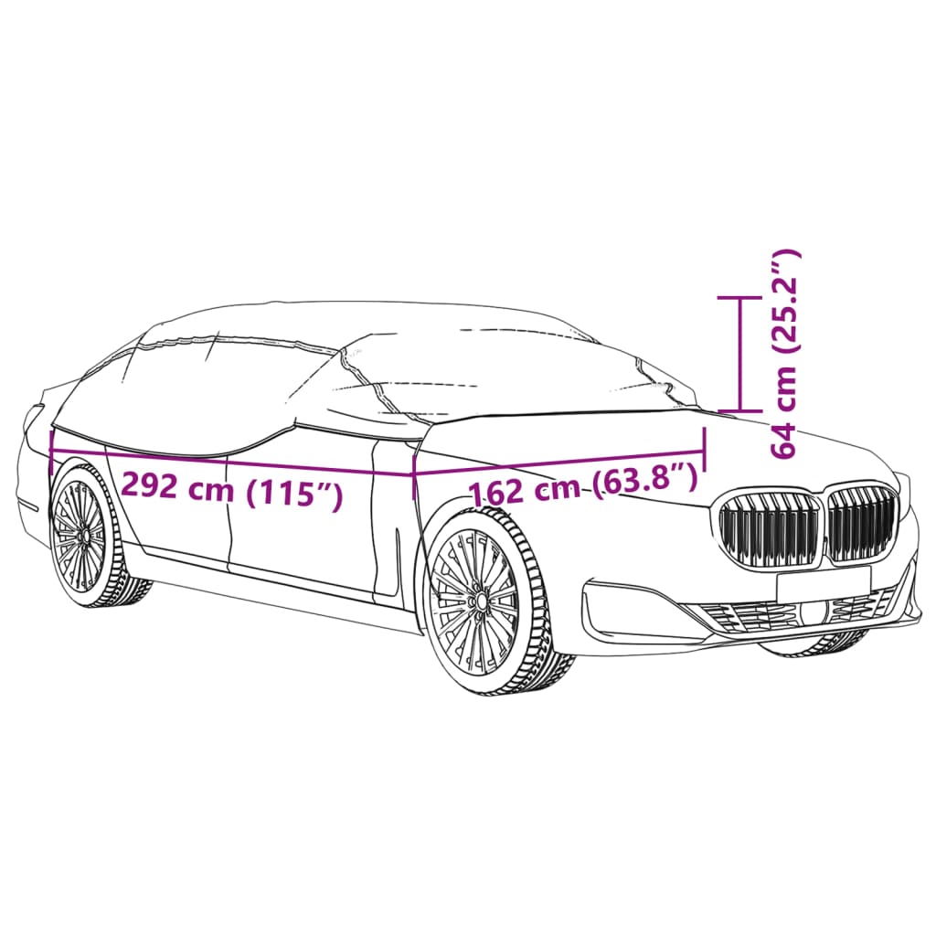 Vidax Husă Auto Parțiaă, Cu Cârige, Argintiu, , Peva