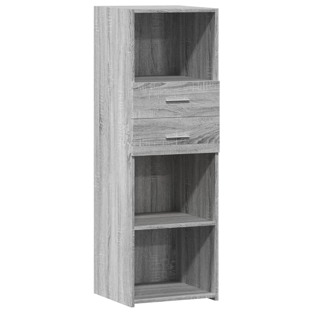 Dulap Înalt, Gri Sonoma, 40X42,5X124 Cm, Lemn Prelucrat