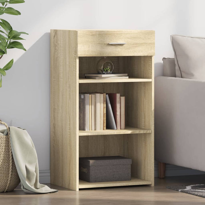 Dulap, Stejar Fumuriu, 50X42,5X93 Cm, Lemn Prelucrat