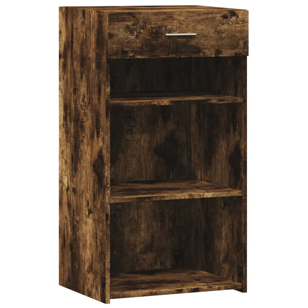 Dulap, Stejar Fumuriu, 50X42,5X93 Cm, Lemn Prelucrat